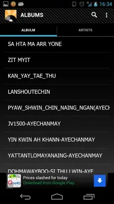 Music Store Myanmar android App screenshot 3